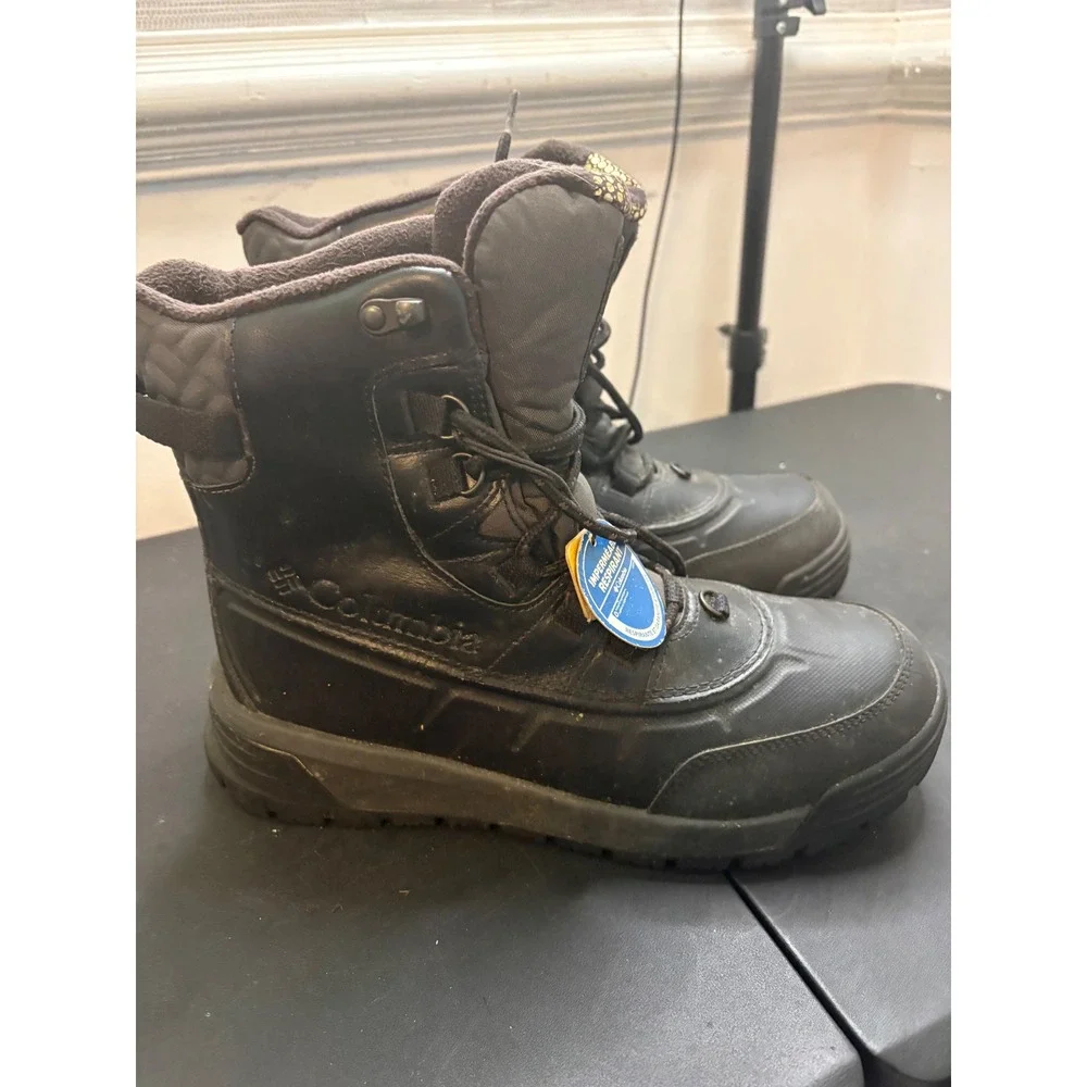 Columbia Bugaboot Celsius Plus Omni-Heat Infinity Mens Black Winter Boots 10.5